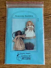 HEAVENLY BUDDIES 22" Country Angels Doll Pattern; My Sister & I Patterns; Sewing