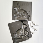 Kaiser NON-STICK Solid Chocolate Rabbit Mold Germany Large 6" Easter Bunny Candy