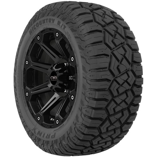 (QTY 4) 35x12.50R22LT Prinx HiCountry R/T 117Q Load E Black Wall Tires - Picture 2 of 12