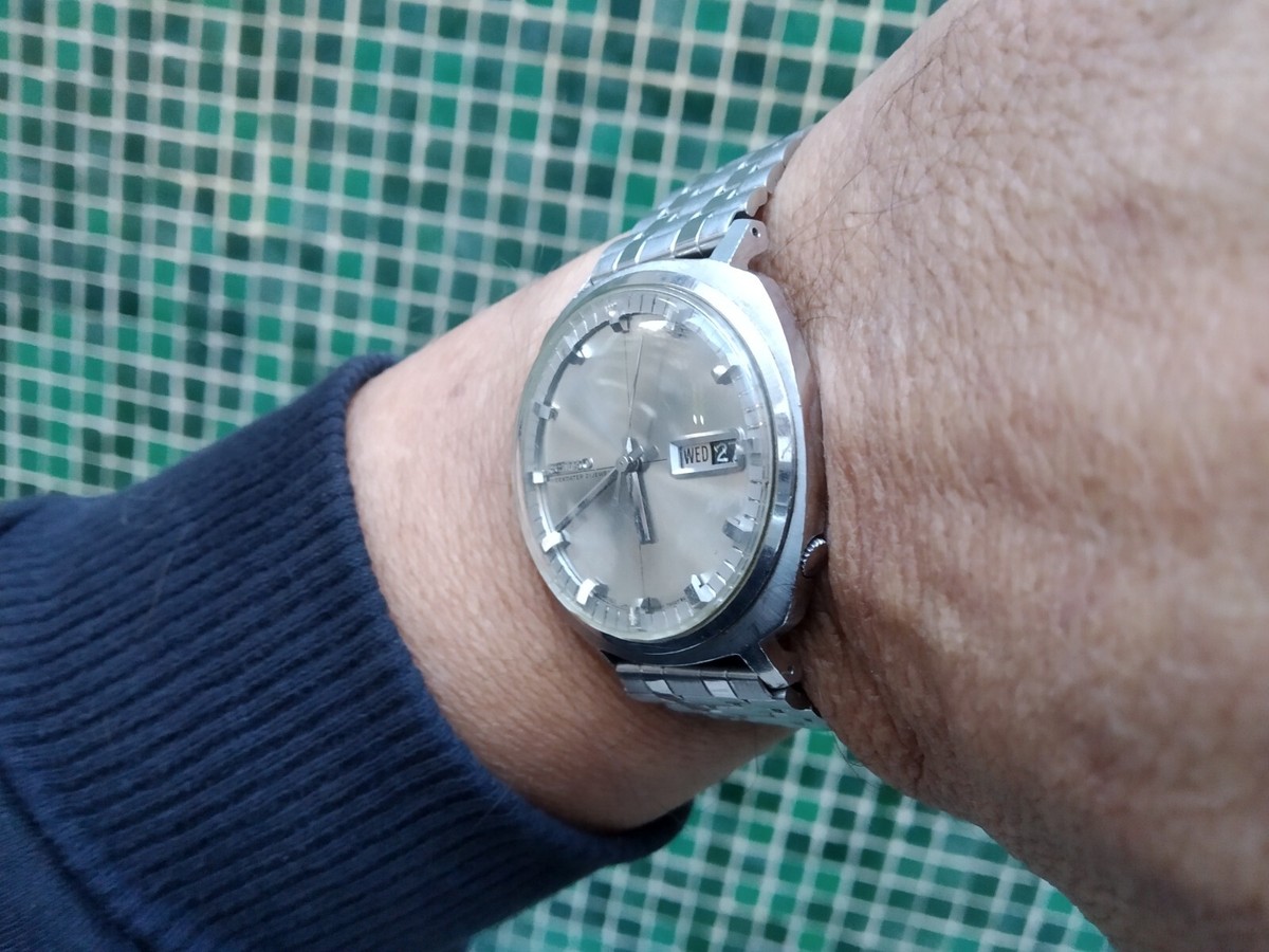 SEIKO 5 SPORTSMATIC 6619 7050 ORIGINAL glass clasp JUMBO 38MM