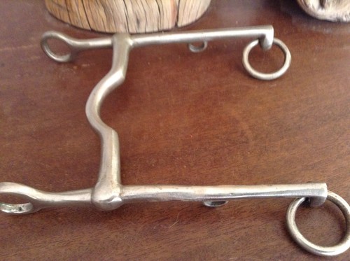 RARE 1960s Antique WEYMOUTH Bit 4 3/4” mouth SOLID NICKEL ENGLAND Vintage EUC! - Picture 6 of 12