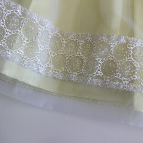 Jona Michelle Girl's Easter Party Dress Size 6 Yellow - Picture 6 of 7
