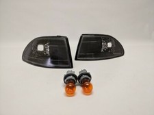 Fits 92-95 Honda Civic 2d 3d Black Clear Corner Signal Park Lights Pair Depo