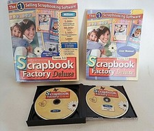 Art Explosion Scrapbook Factory Deluxe Version 2.0 on CD - Used - Complete