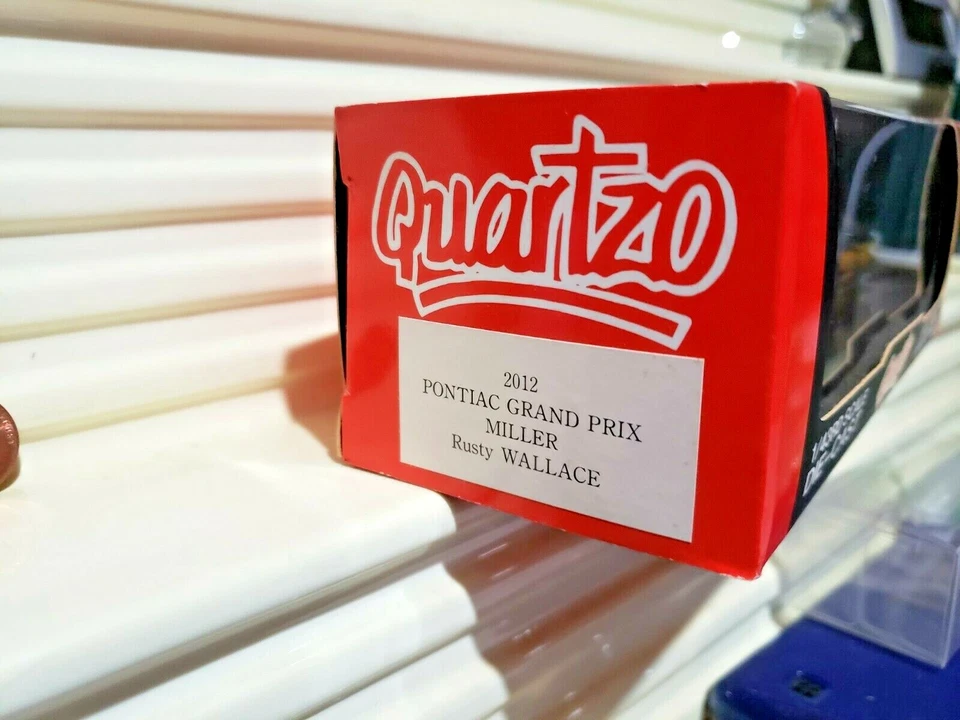 Quartzo 2012 RUSTY WALLACE #2 MILLER GENUNE DRAFT Pontiac Gran Prix Nu C9 盒 — 第 3/4 张图片