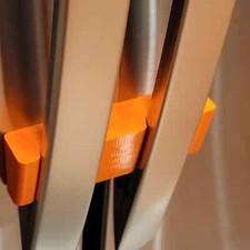 Serratura porta frigorifero, viaggio camper, per doppia porta LG