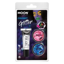 Moon Glow - Neon UV Chunky Glitter M27198 Costume Make Up