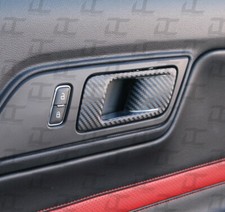 2015-2022 Mustang Carbon Fiber Door Handle Decal Accent Kit - Ford