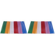 120 Pcs Colored Hot Glue Sticks Glue Sticks DIY Art Craft Repair Bonding 0.16 per stick