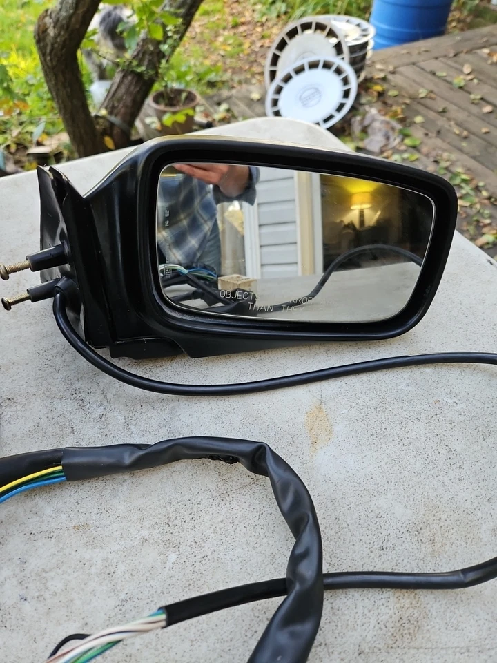  MONTAJE COMPLETO ESPEJO RETROVISOR PUERTA VOLVO 240 ELÉCTRICO IZQUIERDA/DERECHA/ARNÉS CON CONSOLA Foto 3 de 4