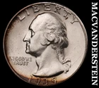 1939-S Silver Washington Quarter - Choice Gem Brilliant Unc  Lustrous  #i6430
