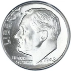 1948-D Roosevelt Dime — photo from another recent sale