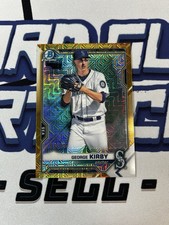 2021 BOWMAN CHROME /50 GOLD MEGA MOJO George Kirby Prospects SP MARINERS