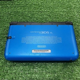 Nintendo 3DS XL SPR-001 Blue TESTED & Working Pokemon Moon Super Smash Bros 3DS