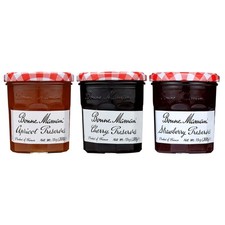 Bonne Maman Fruit Preserves Variety Pack 13 Oz Strawberry Cherry Apricot