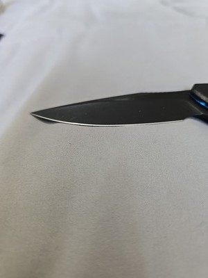Civivi Baklash Black G10 Stainless Steel Folder NO BOX.. DISPLAYED IN GLASS CASE