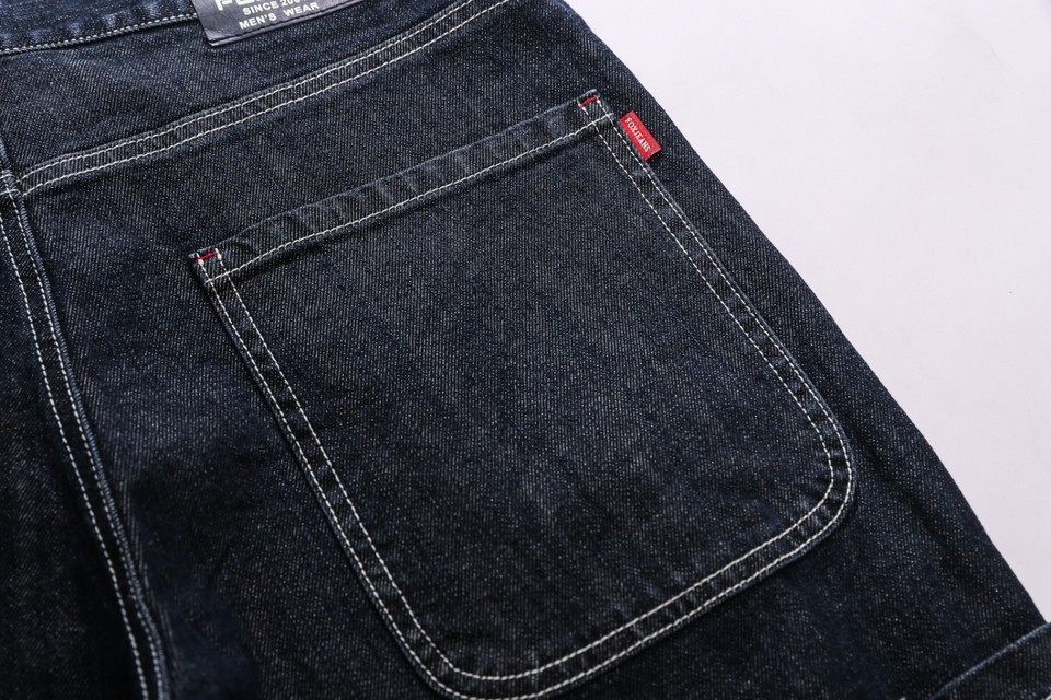 Mens Cargo Jeans Fox Jeans Men's Monroe Regular-Fit Denim Cargo Pants - Work Jeans In Sizes 32-44 Military Style Jeans