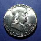 1955 Franklin Half Dollar  BU