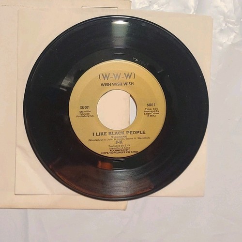 Private Song Poem 45 - J-K - I Like Black People - W-W-W - EX obscure!