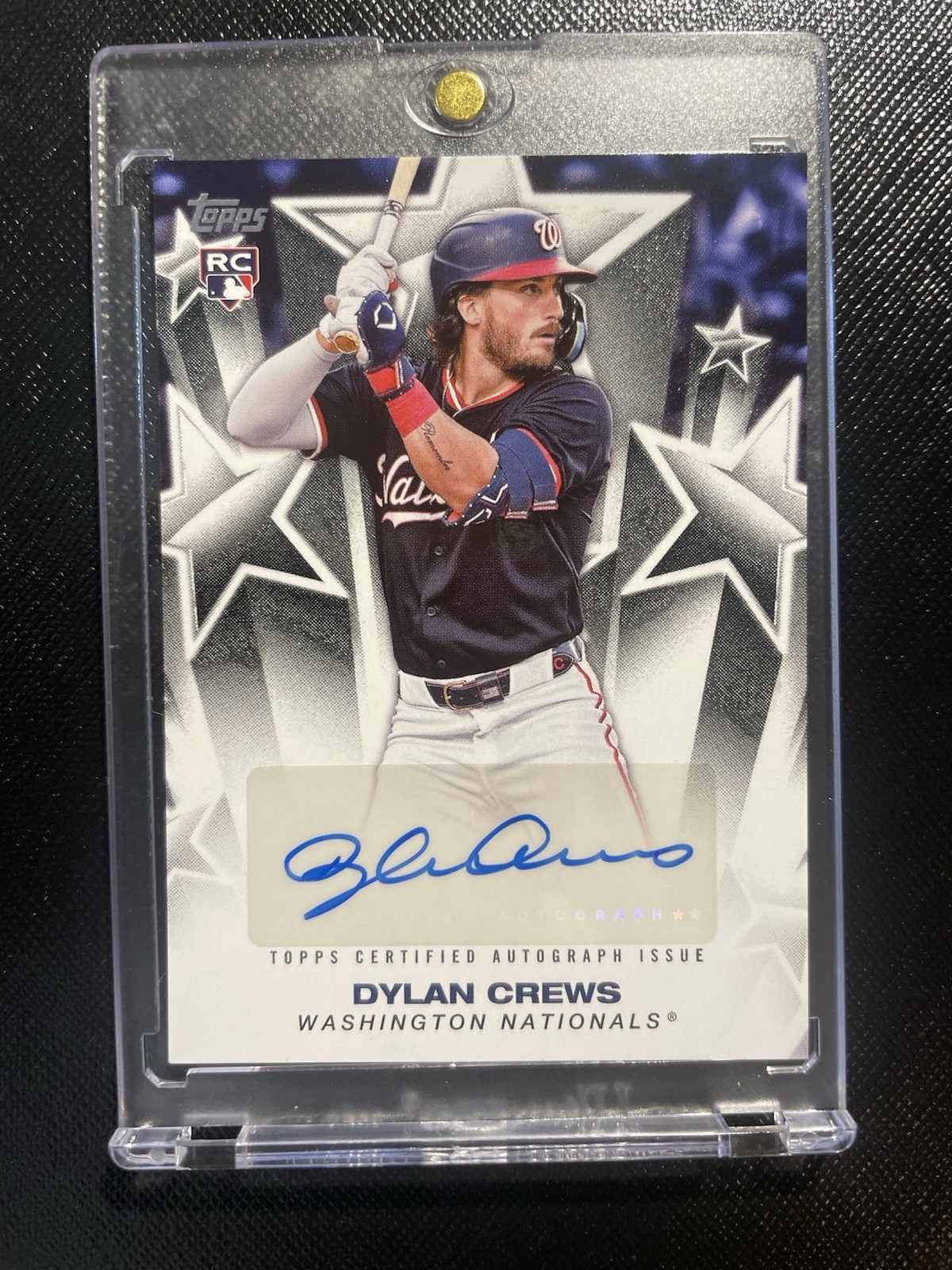 2025 Topps Series 1 Baseball Stars Auto Dylan Crews #BSA-DC Rookie Auto RC Nats