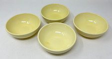 Russel Wright Iroquois Casual China Set of 4 Lemon Yellow Cereal Bowls MCM