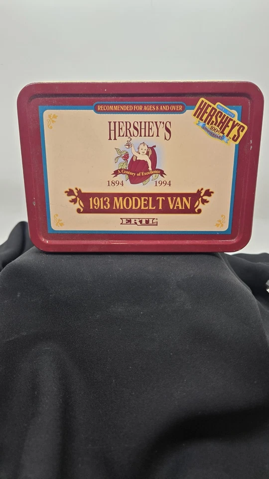Hershey's 1913 Ford Modelo T Van Camión Coche Banco de Monedas Metal Fundido a Presión 1/43 Ertl 94 Foto 3 de 4