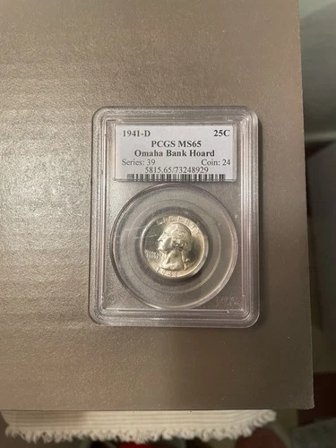 1941-D Washington Quarter MS65