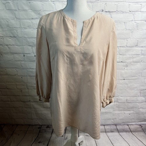 LAFAYETTE 148 New York Seidenbluse Oberteil Large