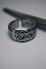 Dark Rose  Spoon Ring
