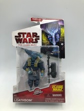 Star Wars Clone Wars White Red Box Basic Figures Whorm Loathsom Action Figure