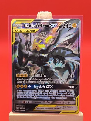 Pikachu & Zekrom Tag Team GX SM168 Alternate Full Art Holo Promo