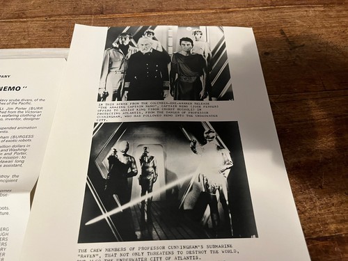 THE AMAZING CAPTAIN NEMO ORIGINAL UK FILM PUBLICITY PRESS KIT STILLS 1978 - Picture 5 of 6