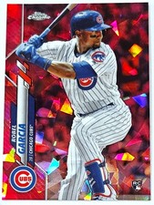 2020 Topps Chrome SAPPHIRE #283 Robel Garcia (RC) ROOKIE RED REFRACTOR 5/5