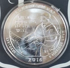 *5 zot* 2016-P ATB Silver Quarter Dollar "Cumberland Gap"- 5 oz .999 Fine Silver
