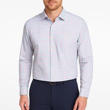 Peter Millar Summer Comfort Plaid Button Down Size XL