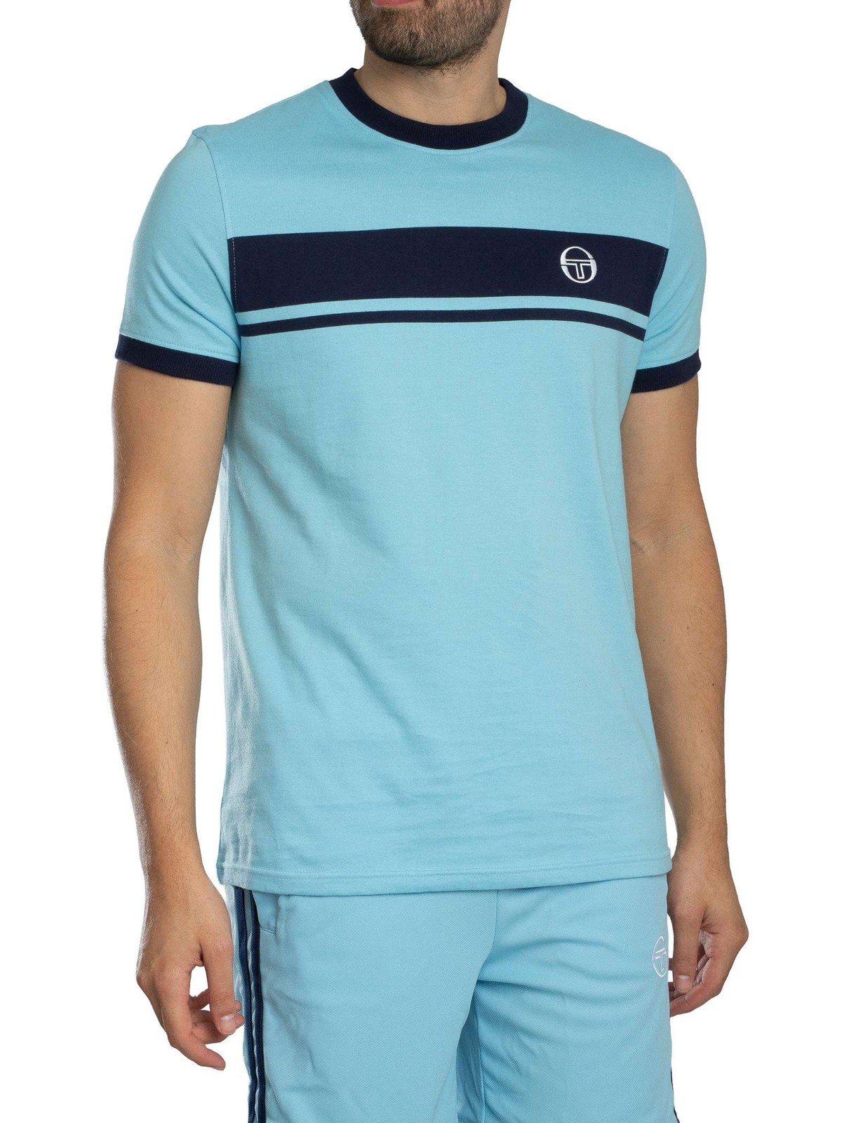 Sergio Tacchini Master T-Shirt, Baltic Sea/Maritime Blue - XL