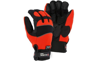 #ad #ad Majestic Glove 2145HOH Hi Visibility Orange Winter Lined Mechanics Style Glove $186.95