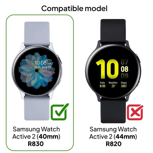 TPU Żelowa osłona etui elektryczne niebieskie kompatybilne z Galaxy Watch Active 2 40mm - Zdjęcie 5 z 9