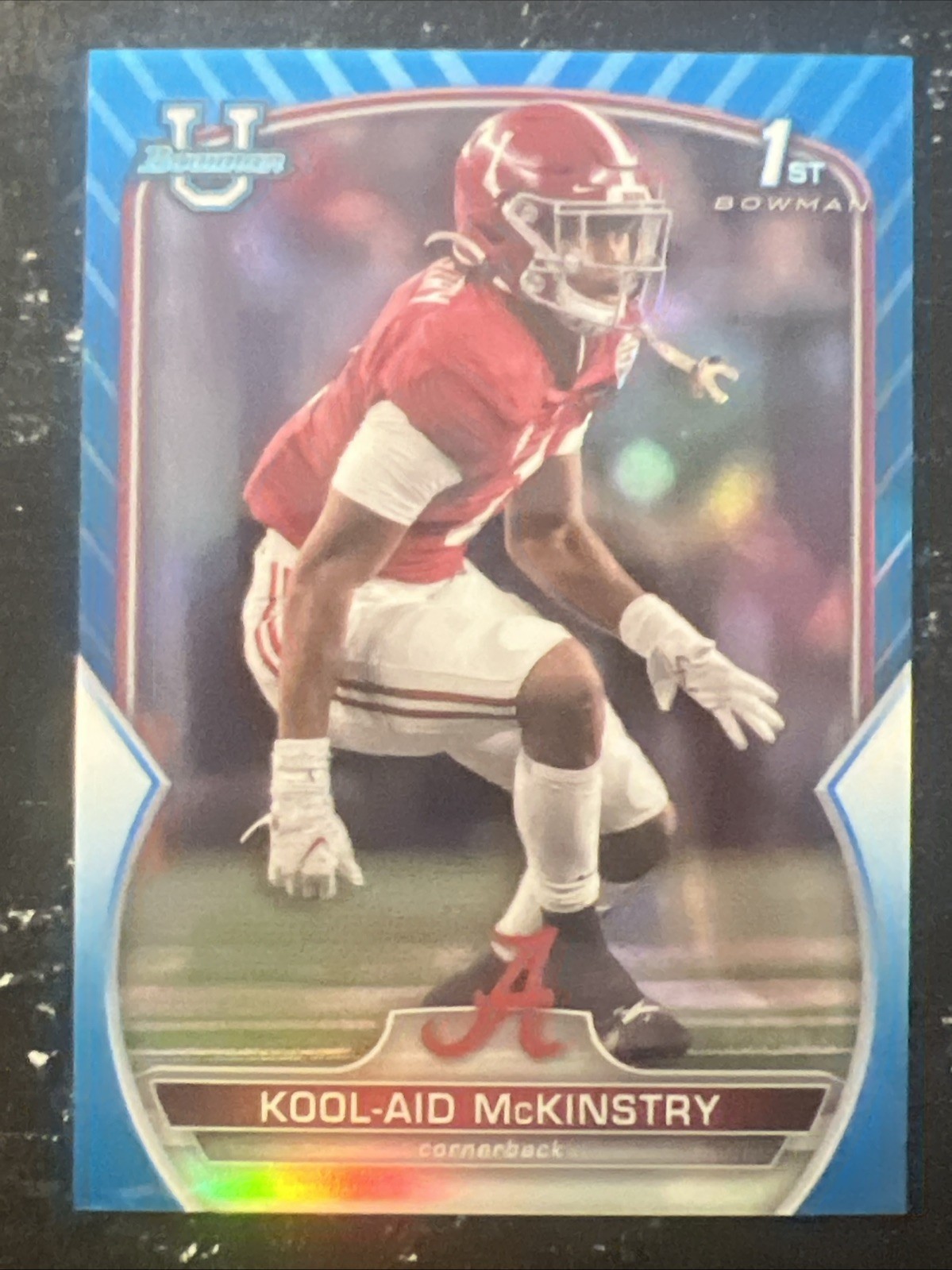 2022 Bowman University Chrome - Kool-Aid McKinstry #14 Blue Refractor /199 (RC)