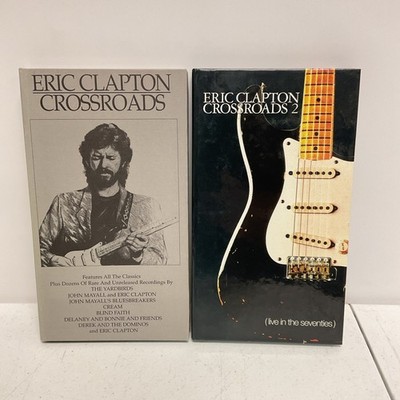 Eric Clapton Crossroads 1-2 Box Sets Lot, Live In The Seventies