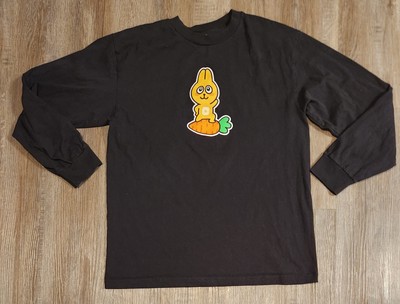 Anwar Carrots Logo Black Long Sleeve Tee Medium Bunny