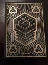 NVIDIA Promotional Poker Playing Cards Gold A...