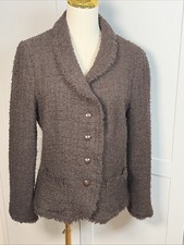 Moschino Cheap And Chic Button Down With Pockets Size Medium Brown Blazer