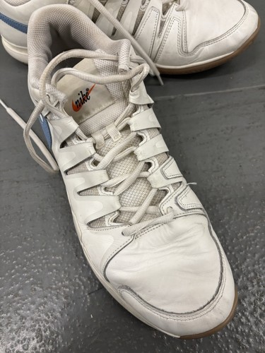 Nike Court Zoom Vapor 9.5 Tour Leather Sail Blue Tennis Shoe FJ1683-100 Size 13 - Picture 3 of 10