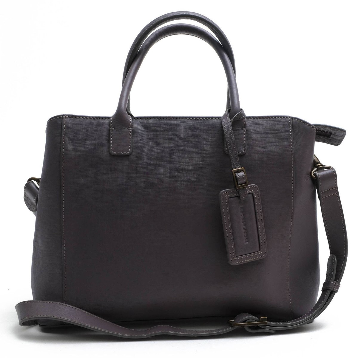 Motherhouse Soft Emboss 2 Way Hand Leather Gray Ladies Tote 