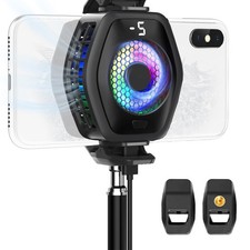 2-in-1 Magnetic  Clip-On Phone Cooler   Semiconductor-Powered Gaming Cell Ph...