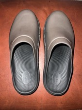 OOFOS OOCloog Recovery Clog Slip On Sandal Size Mens US 9 Womens 11 EU 42 Brown