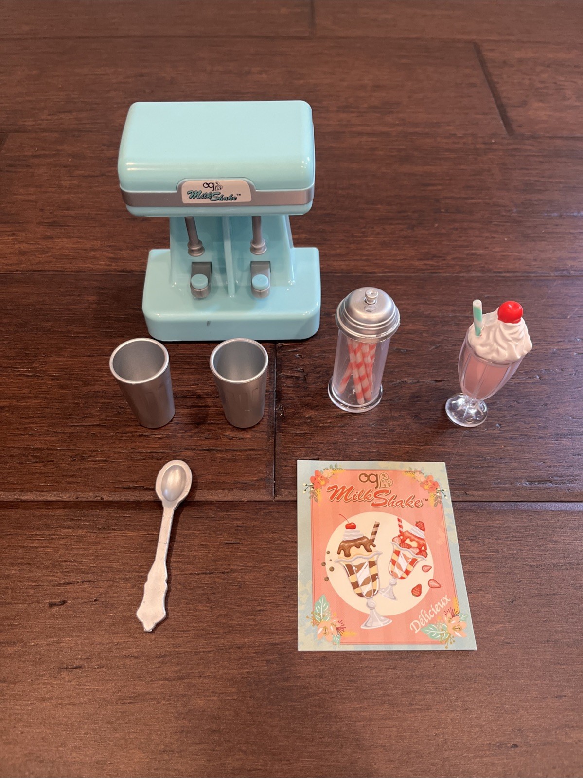 Our Generation Retro MAKE A MILKSHAKE Set fits American Girl 18” Dolls