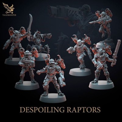 DESPOILING RAPTORS Proxy Grimdark, OPR, Sci-Fi, Fantasy Wargames TalesKeeper