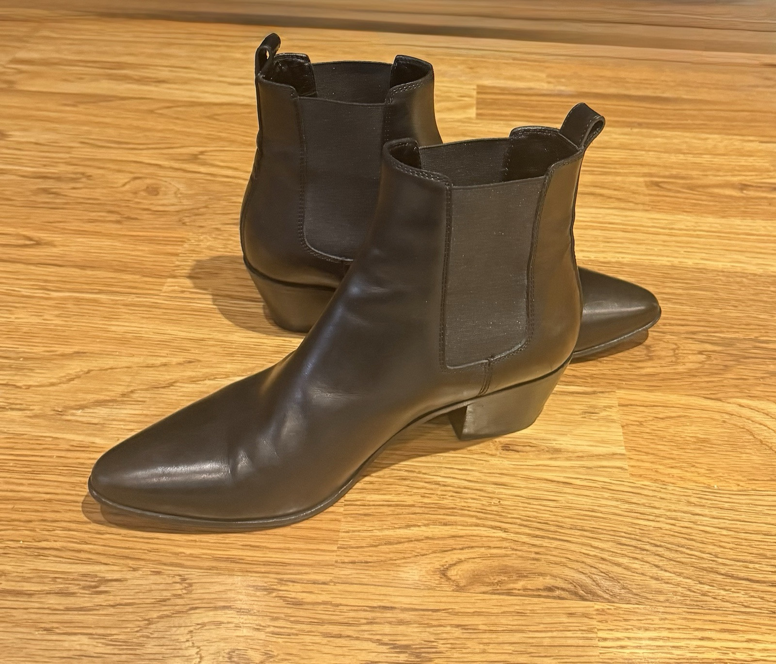 Stivaletti chelsea SAINT LAURENT donna neri in pelle misura 37 5 7 5 con sacco